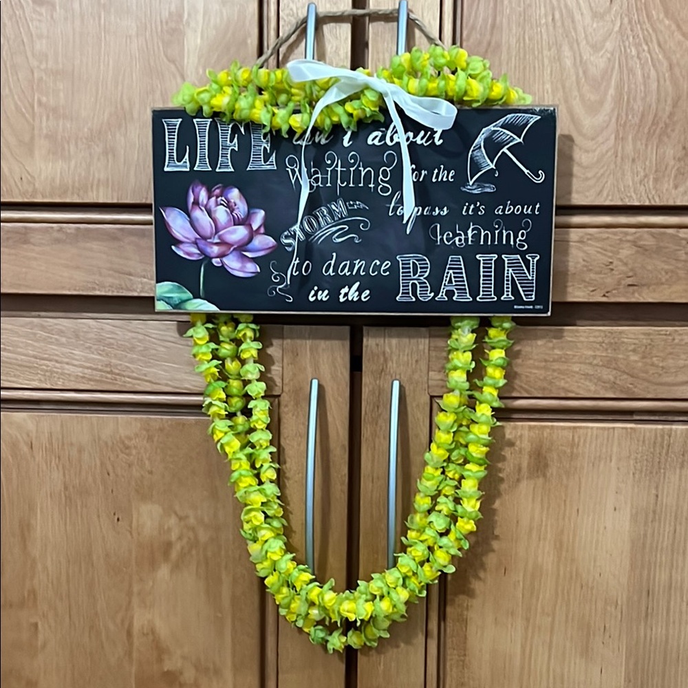 New Pretty 3-Strand Pakalana Lei, about 32” in length